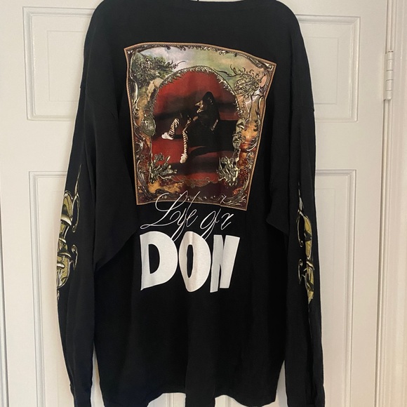 Don Toliver Life of a Don Black Longsleeve T-Shirt size 2X-L - Picture 3 of 4